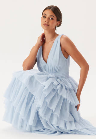 Tulle Frill Gown