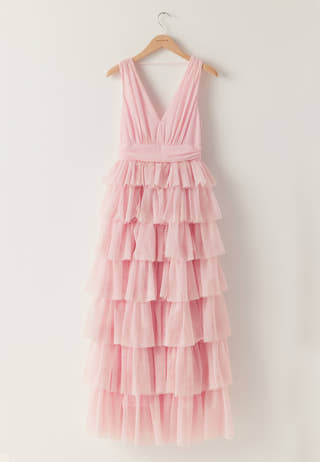 Tulle Frill Gown