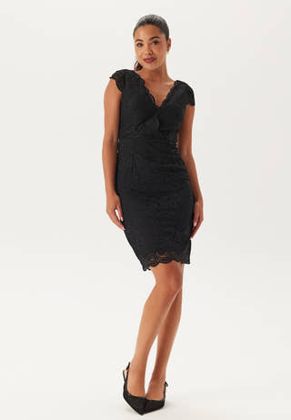 V-neck short lace Dress