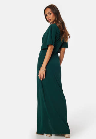 Wrap Slit Maxi Dress