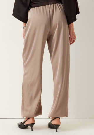 Satin Balloon Trousers