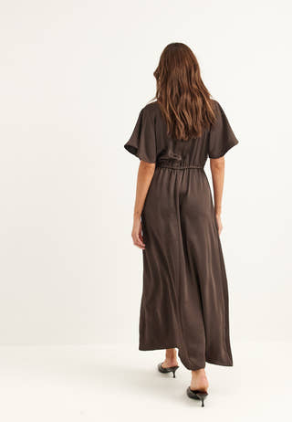 Satin Maxi Dress