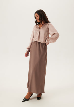 Satin Midaxi Skirt