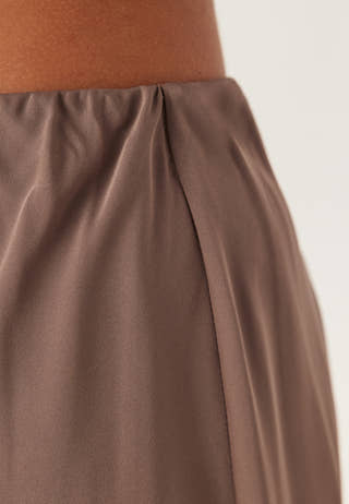 Satin Midaxi Skirt