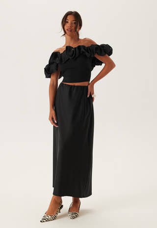 Satin Midaxi Skirt