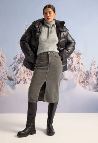 Semi Shiny Padded Jacket