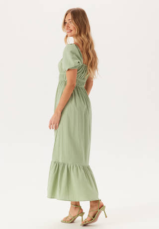 Square Neck Cotton Maxi Dress