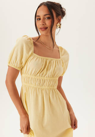 Square Neck Cotton Maxi Dress