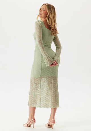 Square Neck Lace Dress