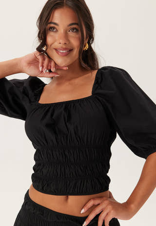 Square Neck Smock Top