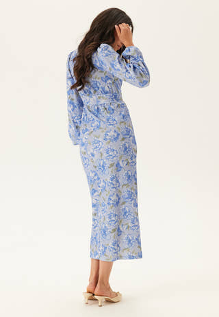 Structure Button Midi Dress