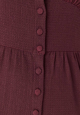 Structure Button Midi Dress