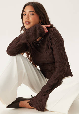 Structure Long Sleeve Top