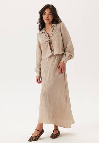 Structured Maxi Skirt