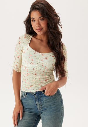 Sweetheart Mesh Top