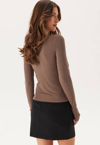 V-Neck Buckle Top