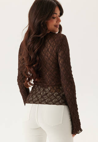 V-Neck Lace Top