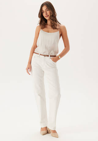 CC Viscose Satin Strap Tie Top