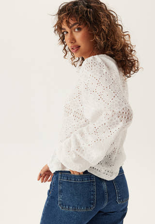 Volume Sleeve Button Blouse