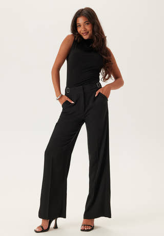 Wide Leg Adjustable Trousers