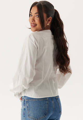 Zip Cotton Blouse