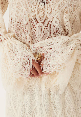 Lace Bow Blouse