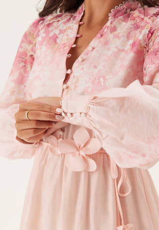 Courtney Placement Print Maxi