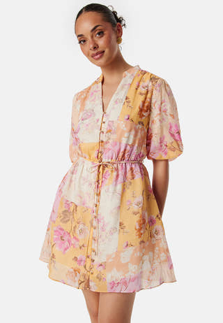 Loanna Mini Skater Dress