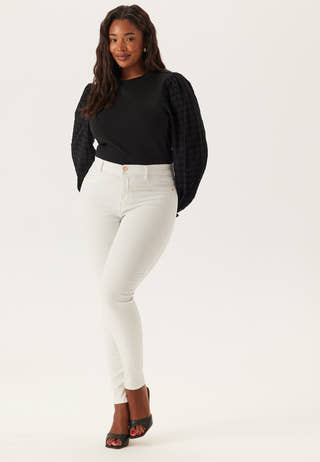 Broderie Anglaise Sleeve Top