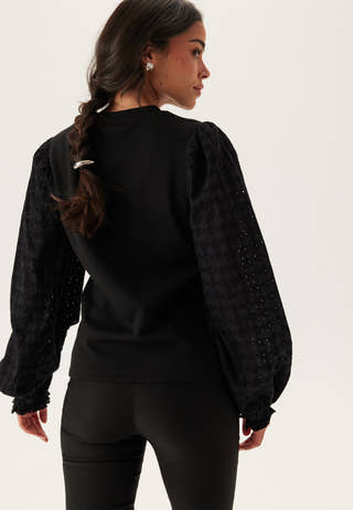 Broderie Anglaise Sleeve Top