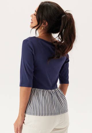 Fabric Mix Top