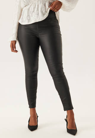 Push-up Coated Slim Trousers