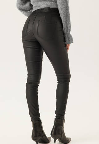 Push-up Coated Slim Trousers