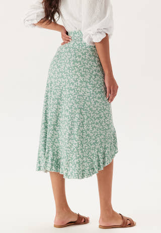 Frill Wrap Skirt