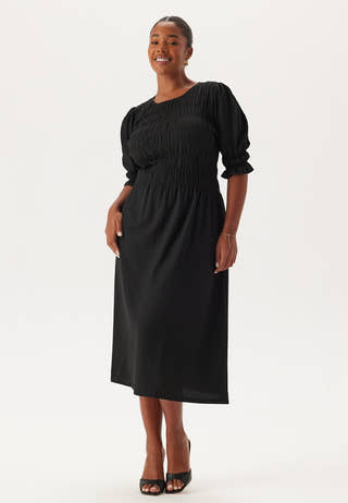 Short Sleeve Smock Dress