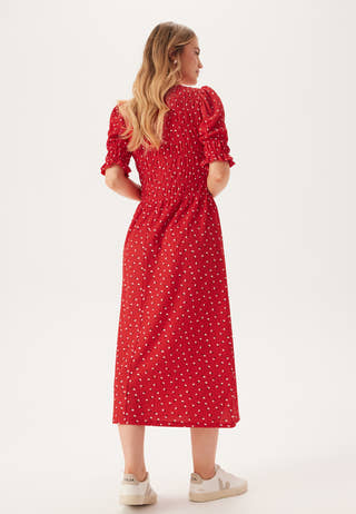 Short Sleeve Smock Dress