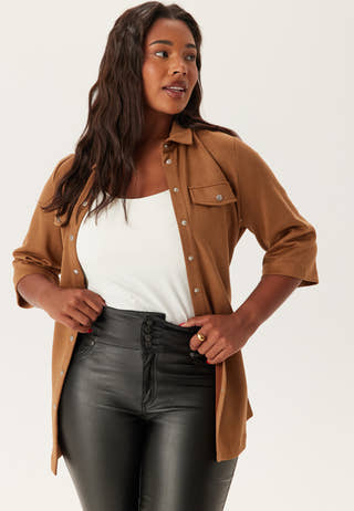 Faux Suede Shirt