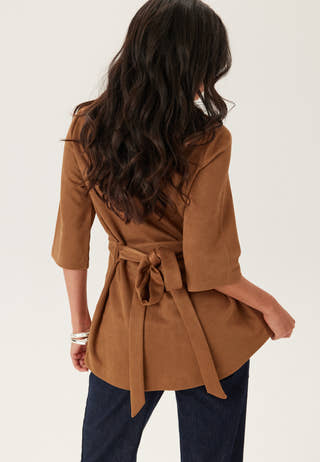 Faux Suede Shirt