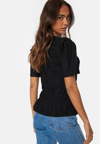 Short Sleeve Smock Top