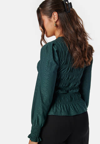 Long Sleeve Smock Top