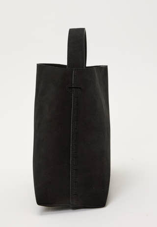 Suede Knot Shoulder Bag
