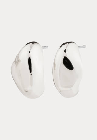 Dune Earrings Silver-plated