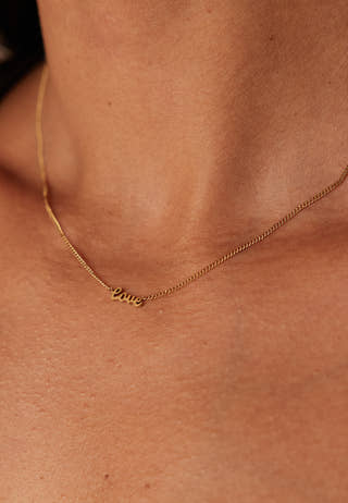 Love Necklace Gold-plated