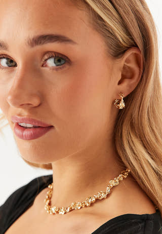 Trust Earrings Gold-plated