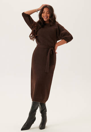 Short Sleeve Knitted Dress